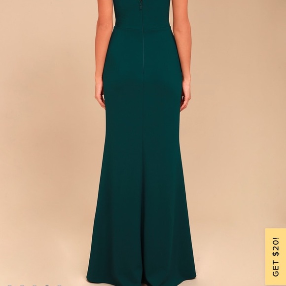 Gorgeous green “infinite Glory” Lulu’s gown - Picture 8 of 8